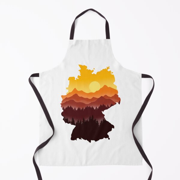Item preview, germany map and landscape designed and sold by landscapeworlds.