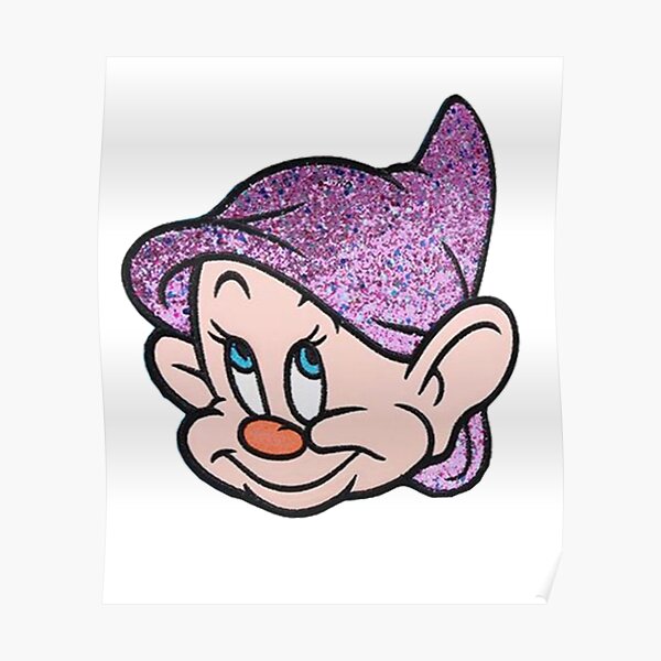 Dopey The Seven Dwarfs Poster For Sale By Yasminbruce Redbubble 