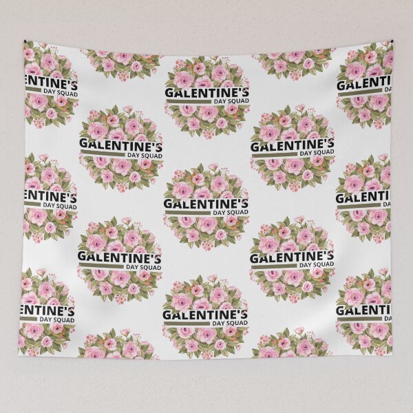 Item preview, Galentines Day Squad Floral Pink Green designed and sold by CameronBischoff.