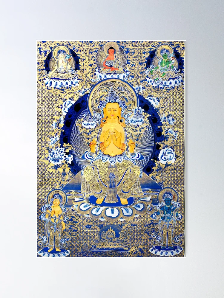 Mandala 99 Tibetan Buddhist Deity Future Maitreya