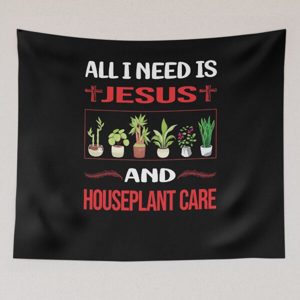 Item preview, Funny Jesus Houseplant Houseplants Indoor Plant Plants designed and sold by FifineCroteau.