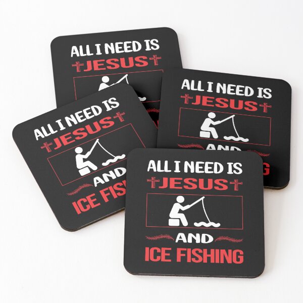 Item preview, Funny Jesus Ice Fishing designed and sold by FifineCroteau.