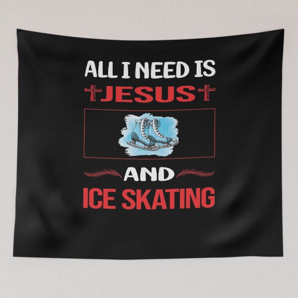 Item preview, Funny Jesus Ice Skating Skate Skater designed and sold by FifineCroteau.