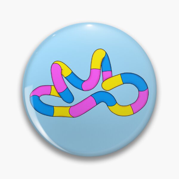 Item preview, Pansexual pride tangle designed and sold by Fantistic  on Redbubble.