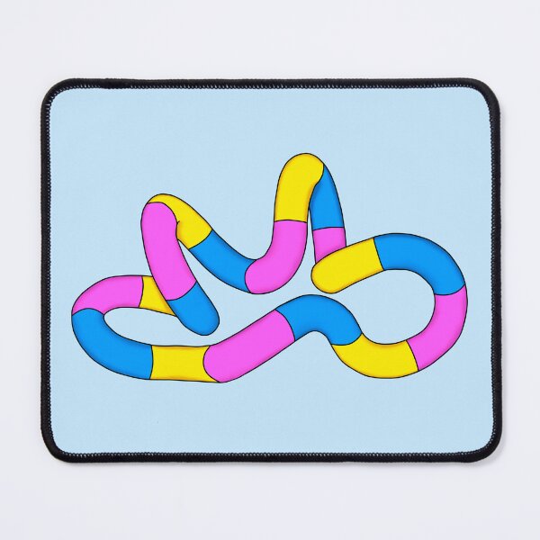 Item preview, Pansexual pride tangle designed and sold by Fantistic  on Redbubble.