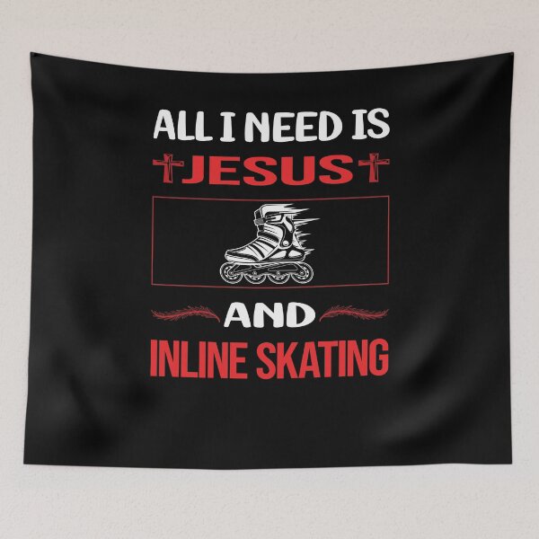 Item preview, Funny Jesus Inline Skating Skate Skater designed and sold by FifineCroteau.