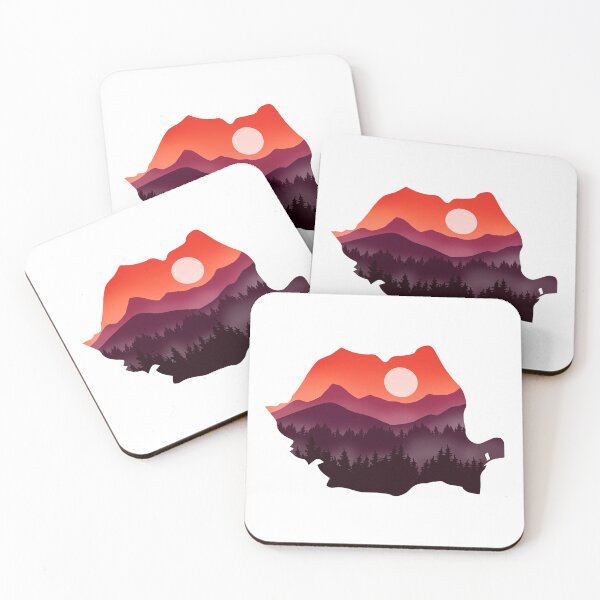 Item preview, romania map and landscape designed and sold by landscapeworlds.