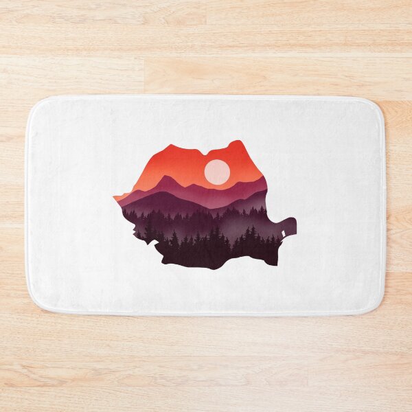 Item preview, romania map and landscape designed and sold by landscapeworlds.