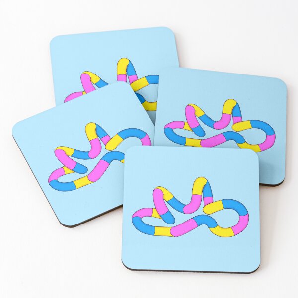 Item preview, Pansexual pride tangle designed and sold by Fantistic  on Redbubble.