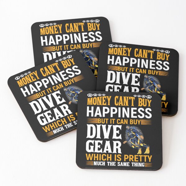 Item preview, Money Can't Buy Happiness But It Can Buy Dive Gear designed and sold by Joxxio.