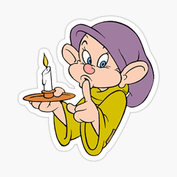 Pretty Dopey Sticker By Yasminbruce Redbubble 