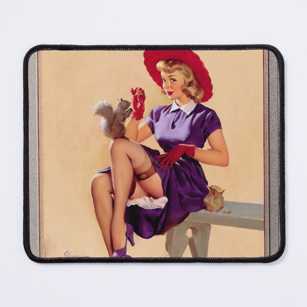 Item preview, Making Friends by Gil Elvgren Remastered Xzendor7 Vintage Art Reproductions designed and sold by Xzendor7 Digital Art Creations.