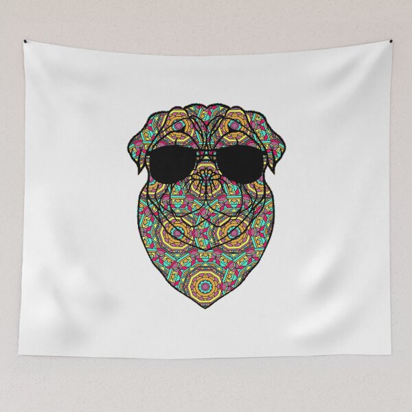 Item preview, Cute Pug Artwork designed and sold by momofdoggos.