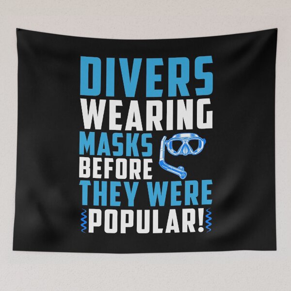 Item preview, Divers Wearing Masks Before The Were Popular designed and sold by Joxxio.