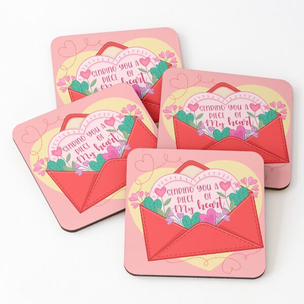 Item preview, Love Letter Envelope "Sending You a piece of my heart" designed and sold by Argentina Hoffman.