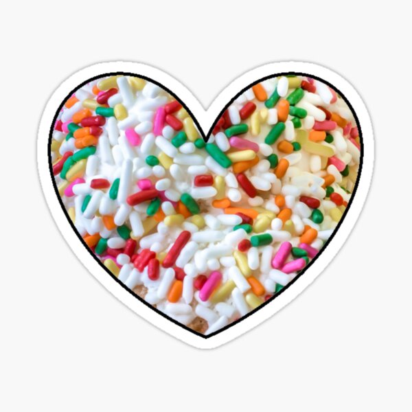 Artikel-Vorschau von Sprinkles Herz, designt und verkauft von Katherine Cardone.