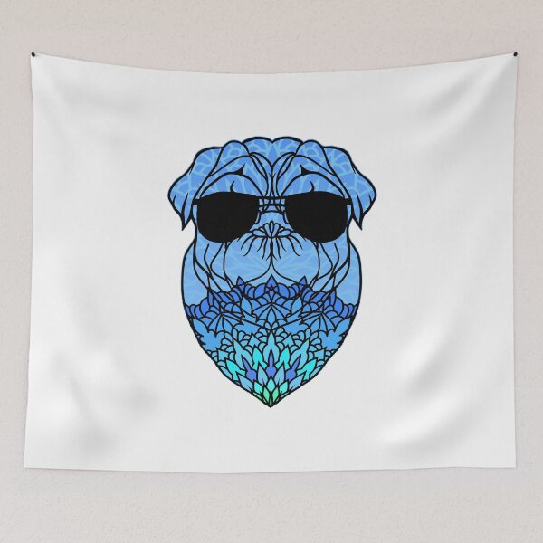 Item preview, Cute Pug Artwork designed and sold by momofdoggos.