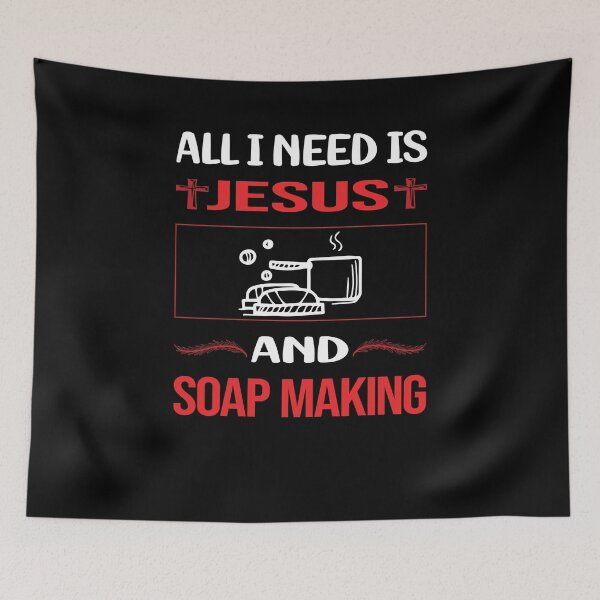 Item preview, Funny Jesus Soap Making Soapmaking designed and sold by SunnyShop123.