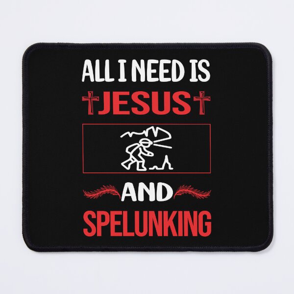 Item preview, Funny Jesus Spelunking Spelunker Speleology designed and sold by SunnyShop123.