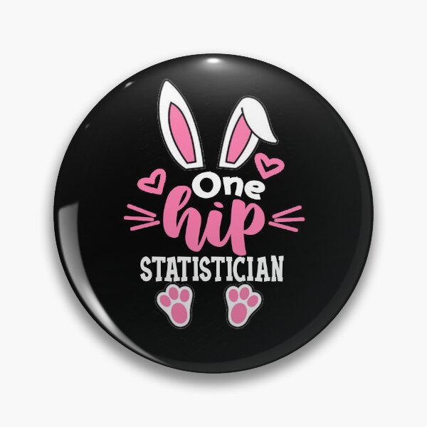 Item preview, Funny Easter Gift for Statistician: One Hip Statistician, Easter Tee for Statistician designed and sold by AMINE  ★★★★★.