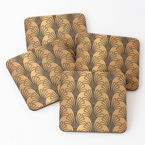 Item preview, Art Deco Gatsby Ornament Outline Pattern Background designed and sold by Angela Cini.