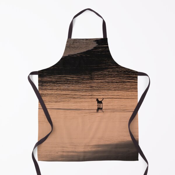 Item preview, Dog Silhouette by the Ocean, Sunset Seaside Photography designed and sold by thewildprints.