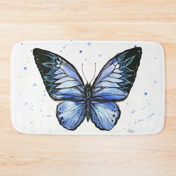 Item preview, Blue Butterfly Tribal Design designed and sold by Olga Shvartsur.