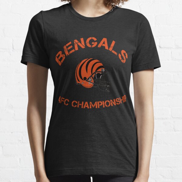 Cincinnati Bengals AFC Championship Champions 2021 Black T-Shirt