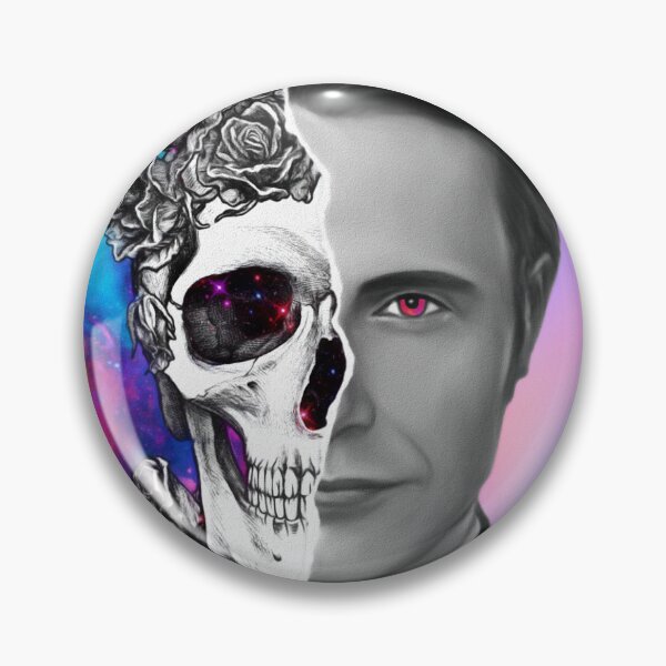 Item preview, Psychedelic Space Hannibal with Rose Skull designed and sold by orionlodubyal.