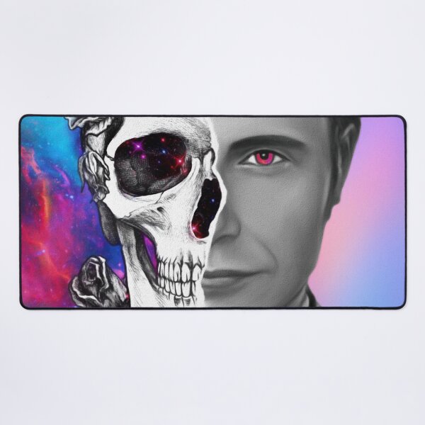 Item preview, Psychedelic Space Hannibal with Rose Skull designed and sold by orionlodubyal.