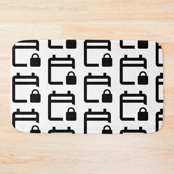 Item preview, MDI calendar-lock-outline designed and sold by GnarlyFurtardo.