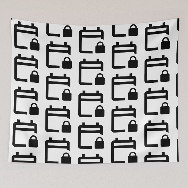 Item preview, MDI calendar-lock-outline designed and sold by GnarlyFurtardo.