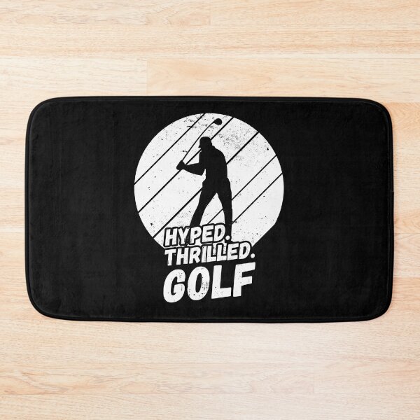 Item preview, Hyped, Thrilled, Golf - Golf Player Silhouette designed and sold by rattob.