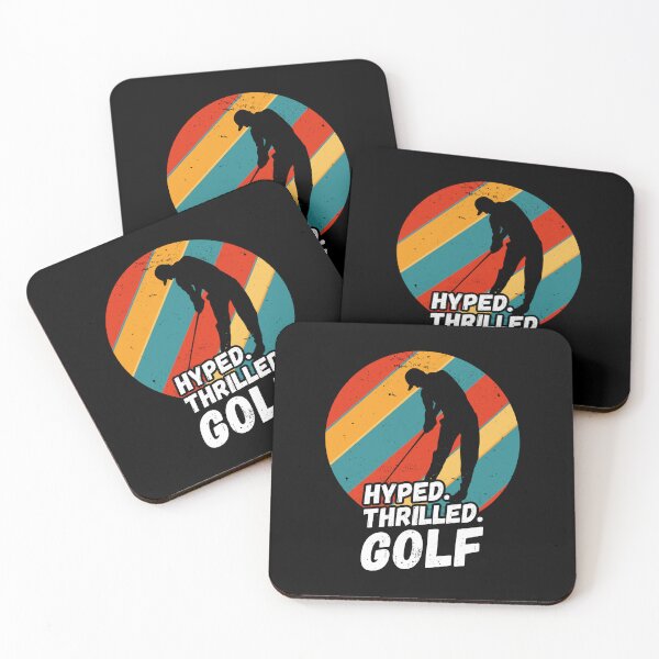 Item preview, Hyped, Thrilled, Golf - Golf Player Silhouette designed and sold by rattob.