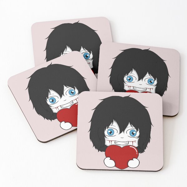 Item preview, jeff the killer valentine chibi designed and sold by EveryCuteThings.
