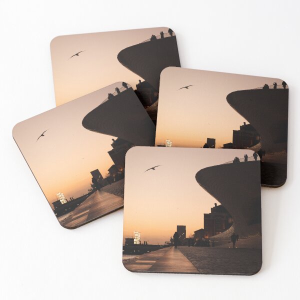 Item preview, MAAT Museum Sunset, Lisbon Seaside Photography designed and sold by thewildprints.
