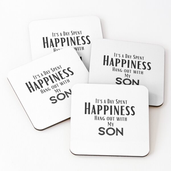 Item preview, funny son quotes,Happines I'ts a day spent Hang out With my son ,happy quotes designed and sold by behappysiempre.