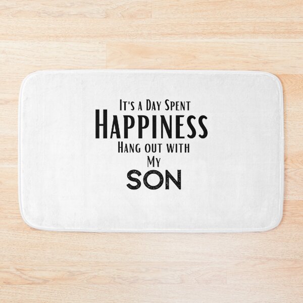 Item preview, funny son quotes,Happines I'ts a day spent Hang out With my son ,happy quotes designed and sold by behappysiempre.