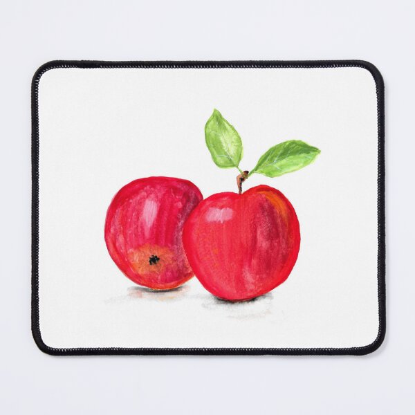 Item preview, Red apples watercolor designed and sold by Artbymonika.