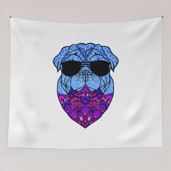 Item preview, Cute Pug Artwork designed and sold by momofdoggos.