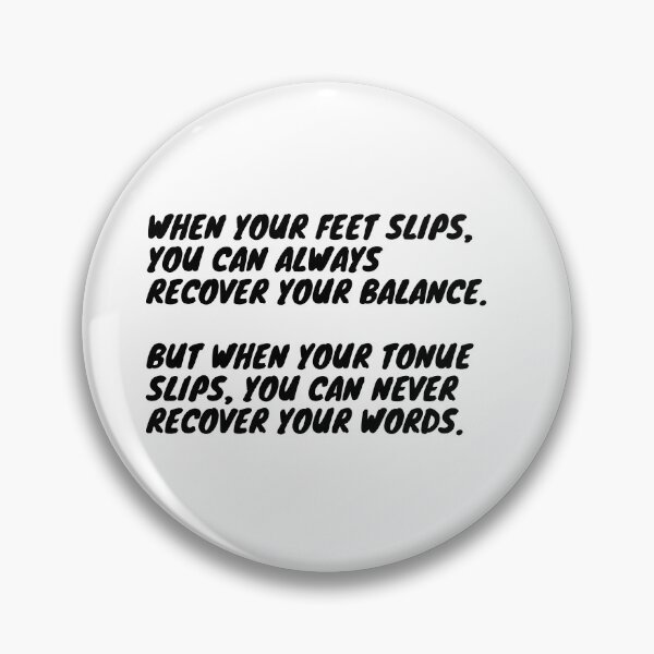 Item preview, When your tongue slips - Proverb designed and sold by Giographix.