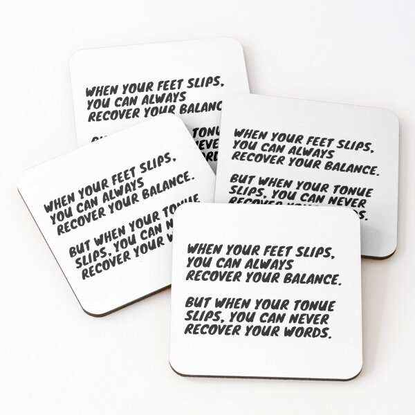 Item preview, When your tongue slips - Proverb designed and sold by Giographix.