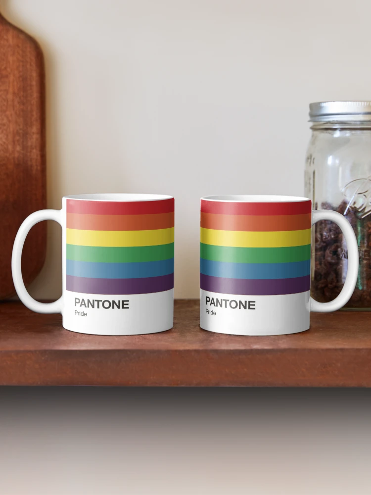 Pantone Pride Flag Coffee Mug by BlackBones