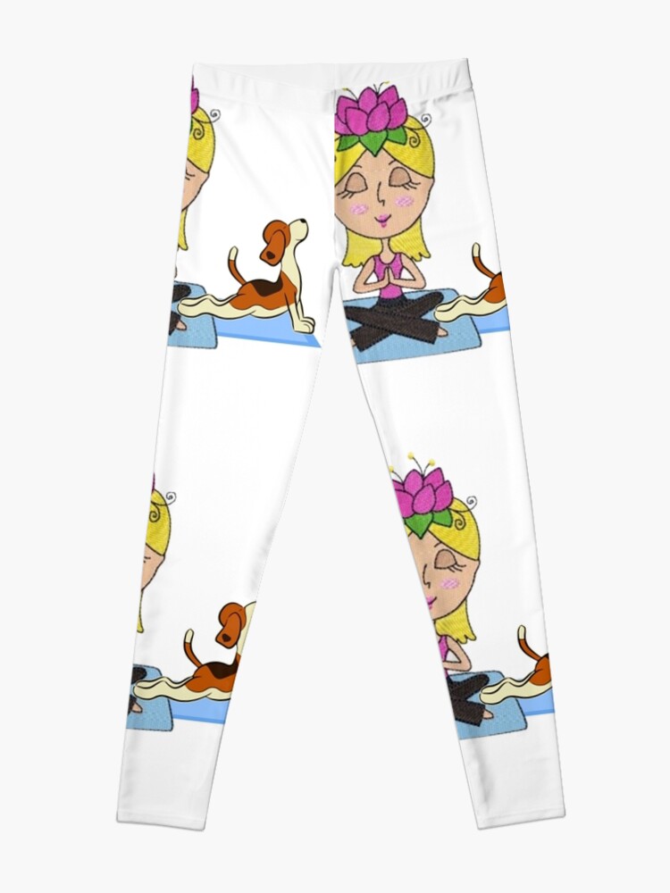 Discover All I Need Is Love And Yoga And A Dog Leggings