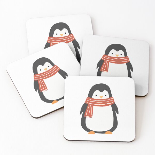Item preview, Penguin With Scarf Illustration  designed and sold by KarolinaPaz.