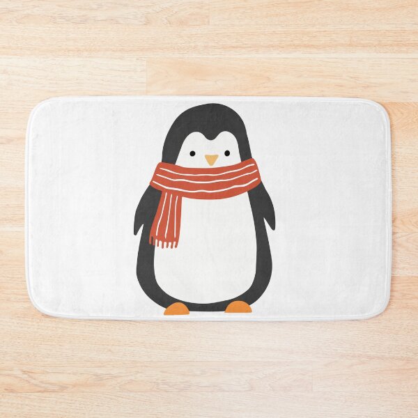 Item preview, Penguin With Scarf Illustration  designed and sold by KarolinaPaz.