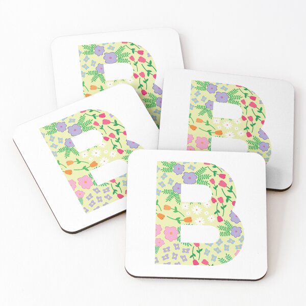 Item preview, B floral letter designed and sold by ekb33-.