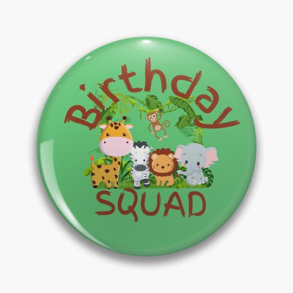 Item preview,  Jungle Birthday Squad Party, for boy, Birthday Squad Safari  designed and sold by SusySell.