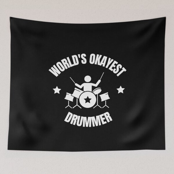 Item preview, World's Okayest Drummer For Drum Players And Music Lovers - Drummer designed and sold by Funwithmusic.