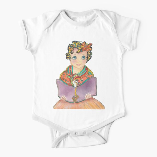 Fairy Book Girl Short Sleeve Baby One-Piece